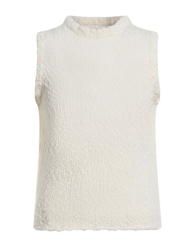 Filippo De Laurentiis Man Sweater Ivory Size 42 Merino Wool, Polyamide In White