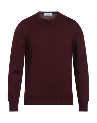 Gran Sasso Man Sweater Burgundy Size 46 Virgin Wool In Brown