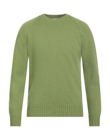 Gran Sasso Man Sweater Sage Green Size 42 Cashmere In Green