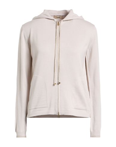 Herno Woman Cardigan Lilac Size 12 Cashmere, Virgin Wool, Silk, Viscose, Metallic Fiber In Pink
