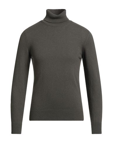Become Man Turtleneck Military Green Size 36 Merino Wool, Viscose, Polyamide, Cashmere In Gray