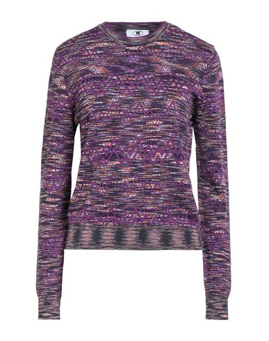 M Missoni Woman Sweater Mauve Size Xl Cotton, Viscose In Purple