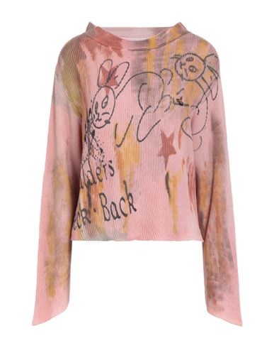 Vivienne Westwood Woman Sweater Antique Rose Size L Cotton In Pink