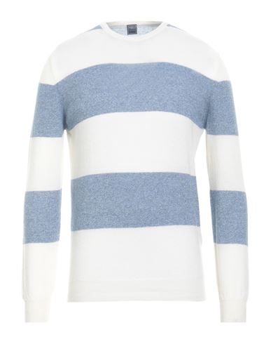 Fedeli Man Sweater Ivory Size 40 Cashmere, Linen In White