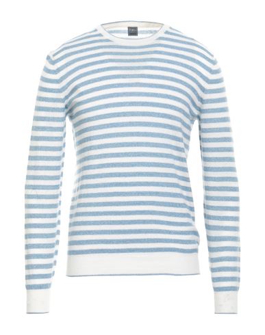 Fedeli Man Sweater Azure Size 40 Virgin Wool, Cashmere In Blue