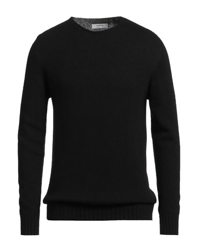 Alpha Studio Man Sweater Black Size 44 Recycled Wool, Ecovero Viscose, Recycled Polyamide, Recycled  In Black