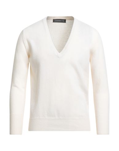 Department Five Department 5 Man Sweater Ivory Size Xl Wool In Gray