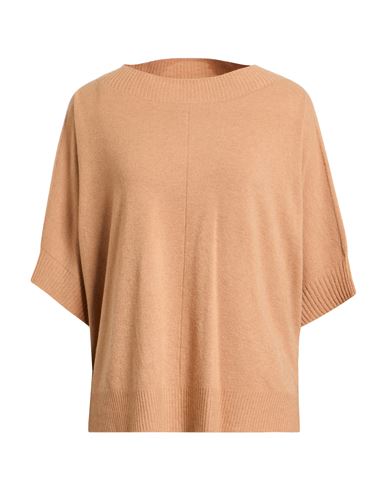 Pour Moi Woman Sweater Camel Size M/l Viscose, Polyester, Polyamide In Brown