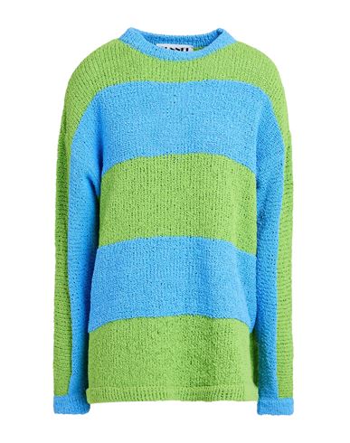 Sunnei Woman Sweater Light Blue Size M Polyamide In Blue