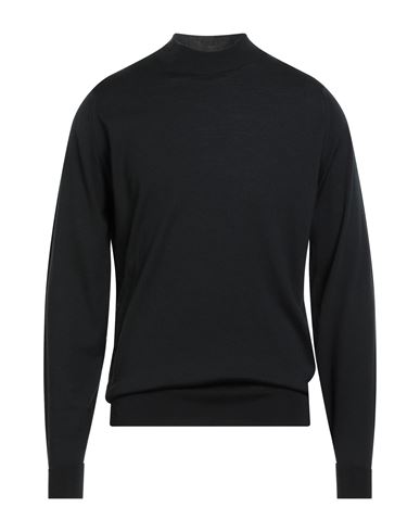 John Smedley Man Turtleneck Black Size Xl Wool In Black