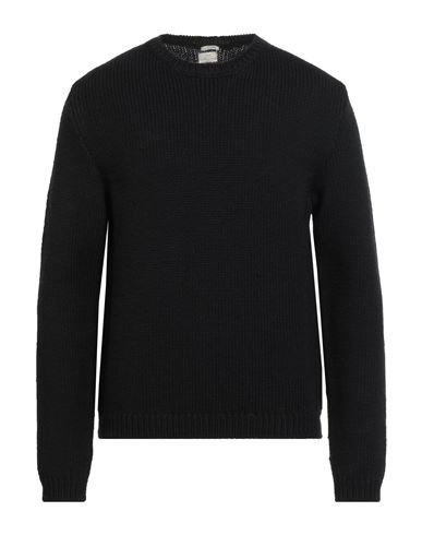 Massimo Alba Man Sweater Black Size Xl Wool In Black