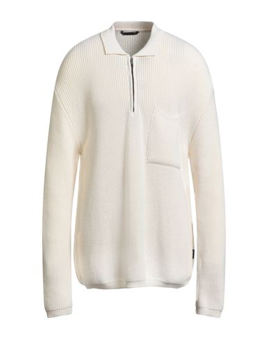 Hevo Hevò Man Sweater Ivory Size M Virgin Wool, Acrylic In White