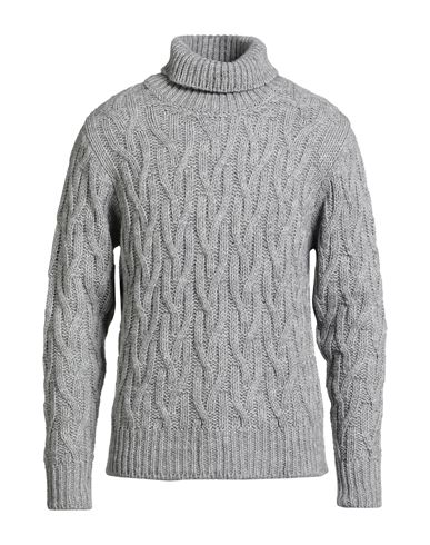 Bellwood Man Turtleneck Grey Size 44 Acrylic, Alpaca Wool, Wool, Viscose In Gray