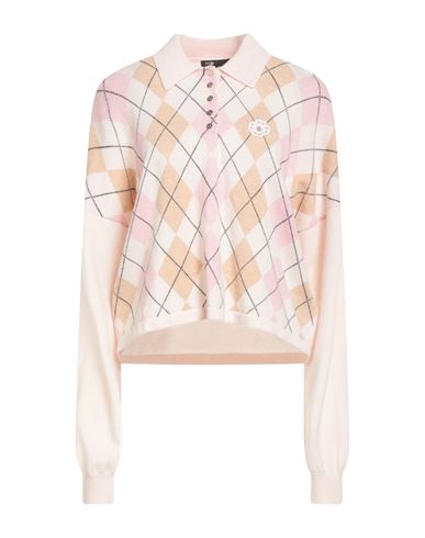 Maje Woman Sweater Beige Size 3 Wool, Cashmere In Multi