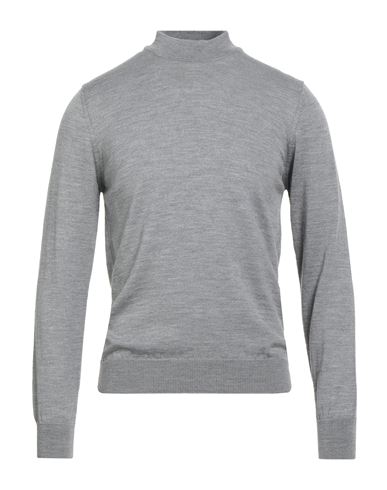 Gioferrari Man Turtleneck Grey Size 44 Merino Wool In Green