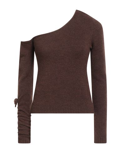Haveone Woman Sweater Chocolate Brown Size Onesize Acrylic, Polyamide, Polyester, Wool, Viscose In Brown