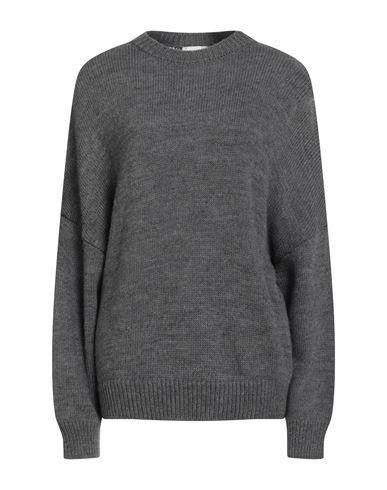 Vicolo Woman Sweater Gunmetal Size Onesize Acrylic, Wool, Viscose, Alpaca Wool In Gray