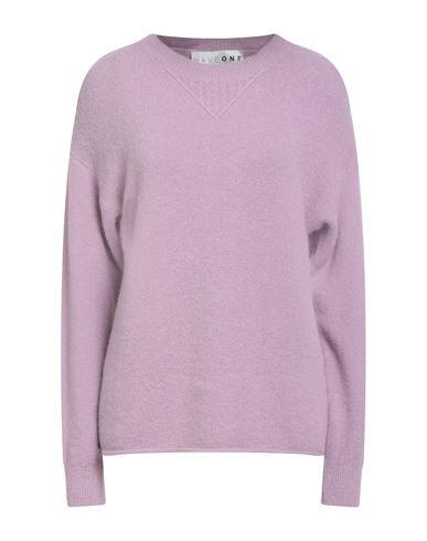 Haveone Woman Sweater Lilac Size Onesize Polyamide, Acrylic, Alpaca Wool, Elastane In Purple