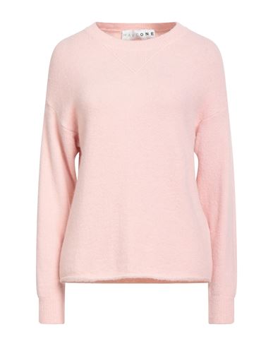 Haveone Woman Sweater Pink Size Onesize Polyamide, Acrylic, Alpaca Wool, Elastane In Pink