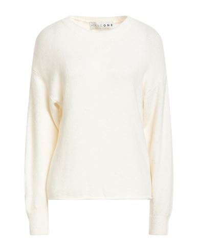 Haveone Woman Sweater Ivory Size Onesize Polyamide, Acrylic, Alpaca Wool, Elastane In White