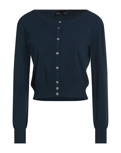 Roberto Collina Woman Cardigan Midnight Blue Size M Viscose, Polyester In Blue