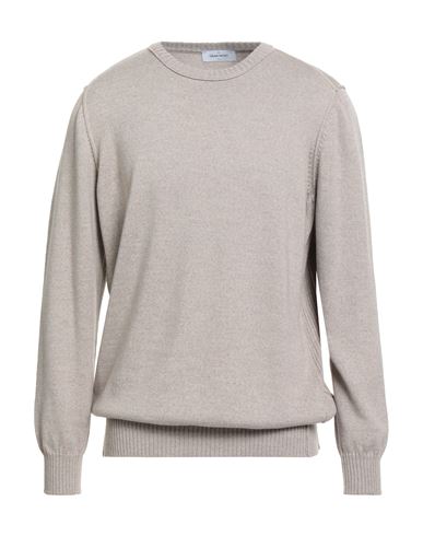 Gran Sasso Man Sweater Beige Size 36 Virgin Wool In Gray