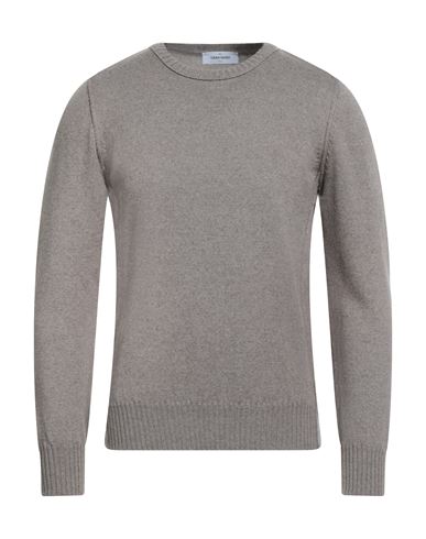 Gran Sasso Man Sweater Taupe Size 36 Virgin Wool In Gray
