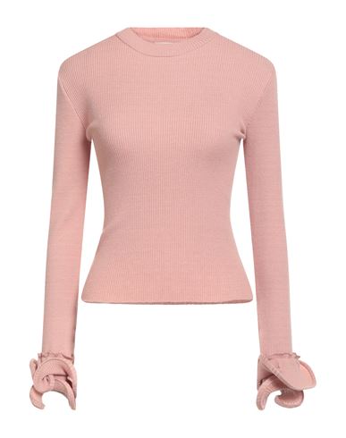 Vicolo Woman Sweater Blush Size Onesize Viscose, Polyester, Polyamide In Pink