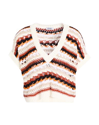 Liu •jo Woman Sweater White Size M Cotton In Neutral