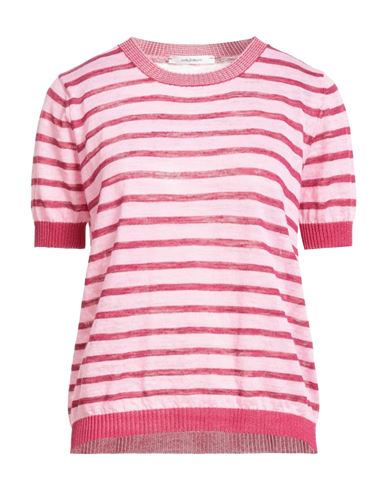 Maliparmi Malìparmi Woman Sweater Garnet Size M Linen, Polyester, Viscose, Lurex In Multi