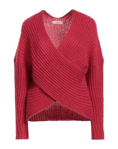 Twinset Woman Sweater Red Size M/l Polyamide, Mohair Wool, Wool In Red