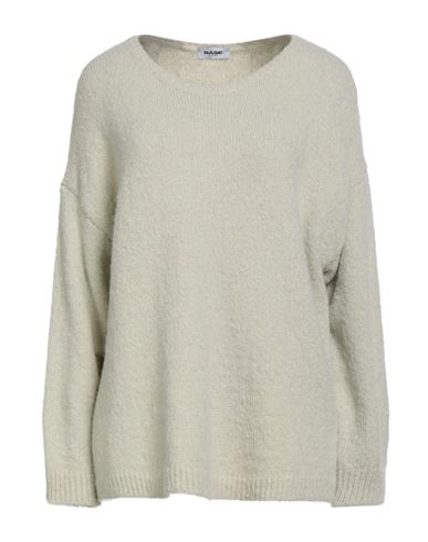 Base Milano Woman Sweater Light Green Size 8 Acrylic, Alpaca Wool, Polyamide, Merino Wool In Green