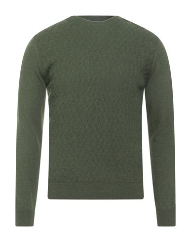 Barbati Man Sweater Military Green Size S Polyamide, Wool, Viscose, Cashmere In Green