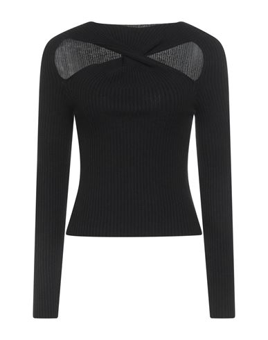 Haveone Woman Sweater Black Size Onesize Viscose, Polyester, Polyamide In Black