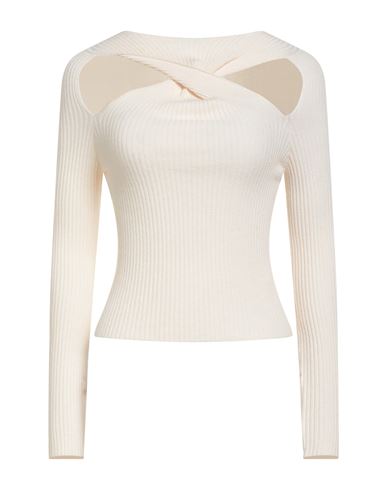 Haveone Woman Sweater Cream Size Onesize Viscose, Polyester, Polyamide In Neutral