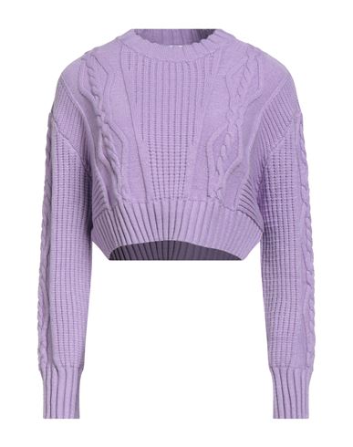 Twinset Woman Sweater Lilac Size 1 Viscose, Polyester, Polyamide In Purple