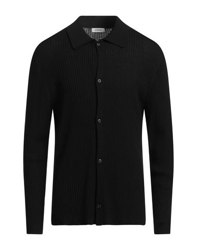 Sandro Man Cardigan Black Size Xl Wool, Acrylic, Polyamide, Elastane In Black