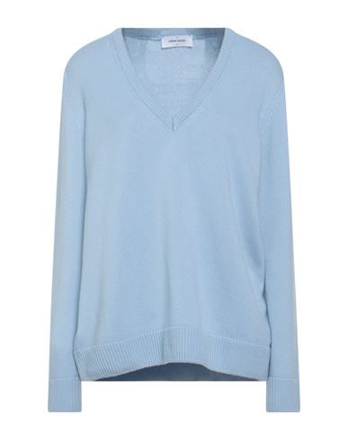 Gran Sasso Woman Sweater Sky Blue Size 12 Virgin Wool, Viscose, Cashmere In Blue