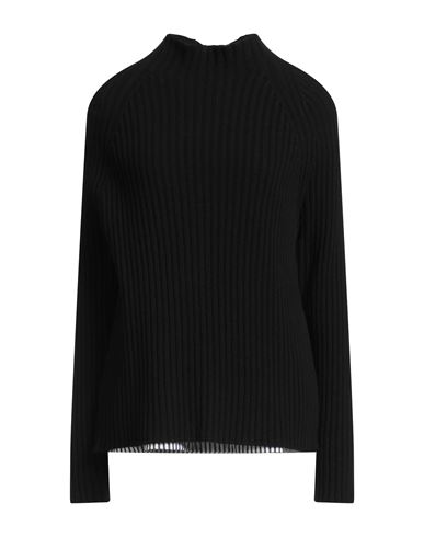 Meimeij Combo Fabric Sweater Nero/white In Black