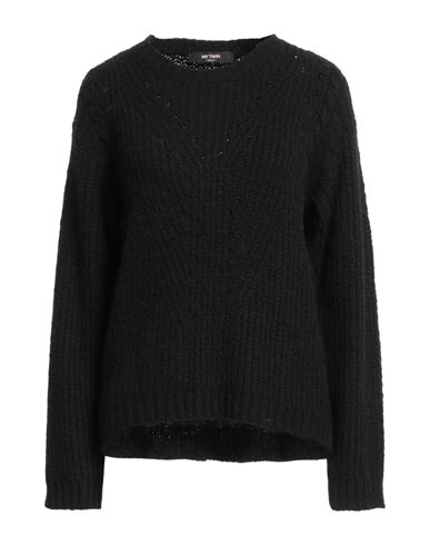 My Twin Twinset Woman Sweater Black Size M Acrylic, Polyamide, Viscose, Wool, Alpaca Wool In Black
