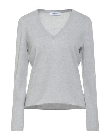 Gran Sasso Woman Sweater Light Grey Size 8 Virgin Wool, Viscose, Cashmere In Gray