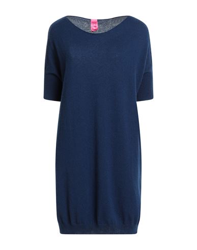 Motel Woman Sweater Blue Size Onesize Cashmere In Blue