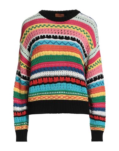 Alanui Woman Sweater Orange Size M Cotton In Multi