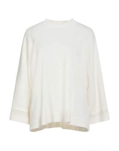 Fabiana Filippi Crewneck Plain Long-sleeved Top In White