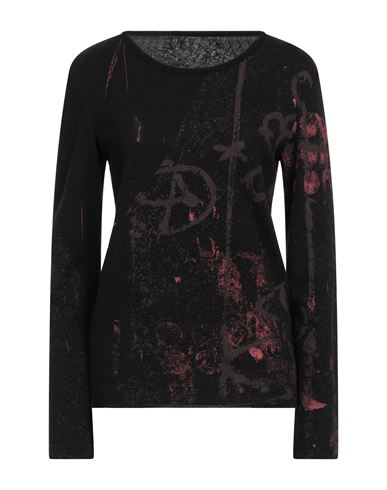 Y's Yohji Yamamoto Woman Sweater Black Size 2 Wool, Nylon In Black