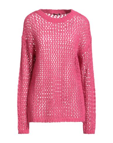 Maliparmi Malìparmi Woman Sweater Fuchsia Size L Acrylic, Polyamide, Mohair Wool In Pink