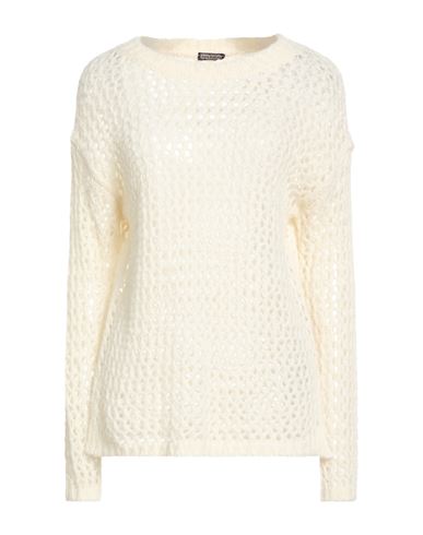 Maliparmi Malìparmi Woman Sweater Ivory Size S Acrylic, Polyamide, Mohair Wool In White