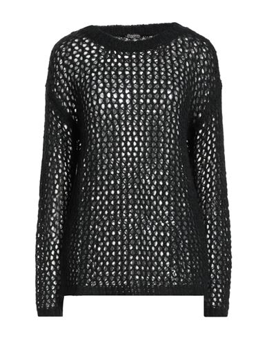Maliparmi Malìparmi Woman Sweater Black Size L Acrylic, Polyamide, Mohair Wool In Black
