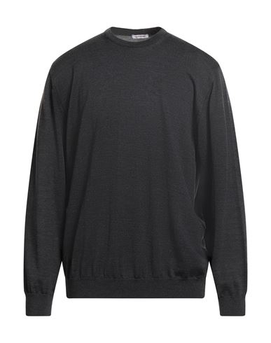 Gioferrari Man Sweater Charcoal Size 48 Merino Wool In Gray