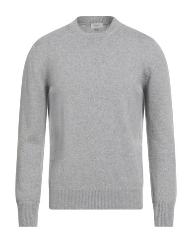 Agnona Man Sweater Grey Size Xl Cashmere, Metal In Gray